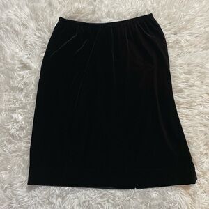 VTG Andrea Polizzi for REX LESTER Old Money 90s Goth Velvet Mini Skirt Womens S